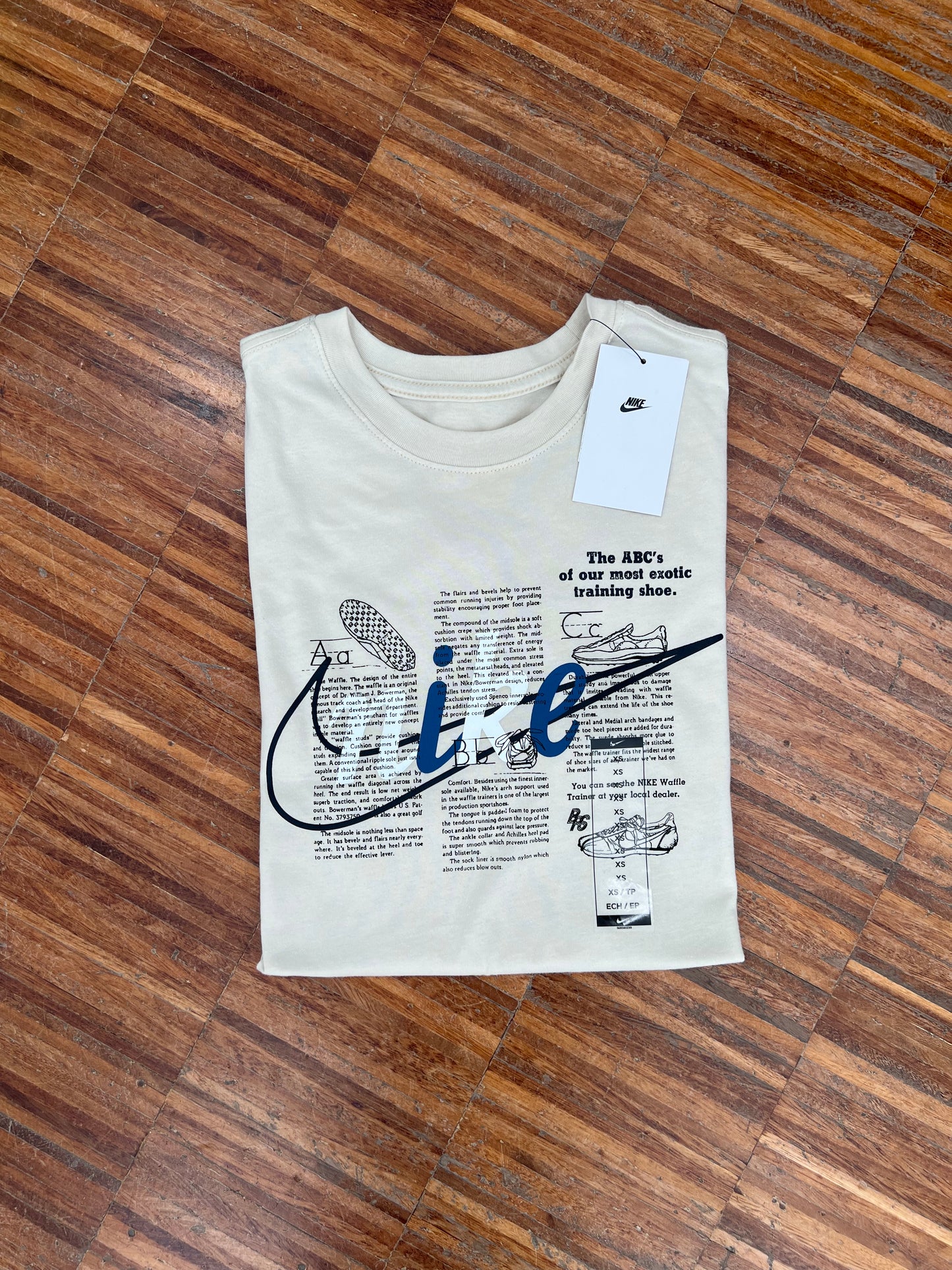 Nike T-Shirt in Cotone – Sabbia