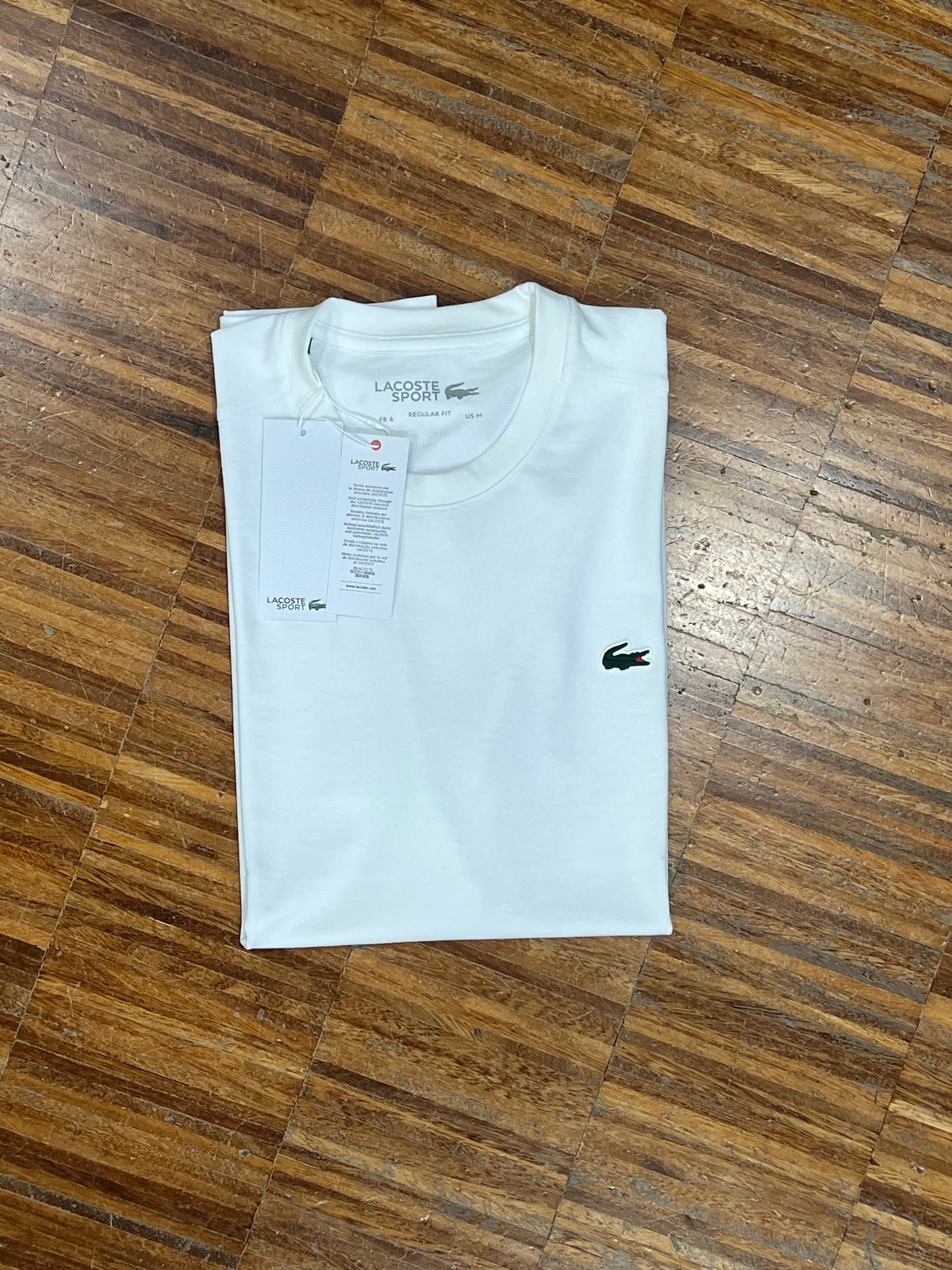 Lacoste T-Shirt Ultra Dry Bianca – TH7618 001