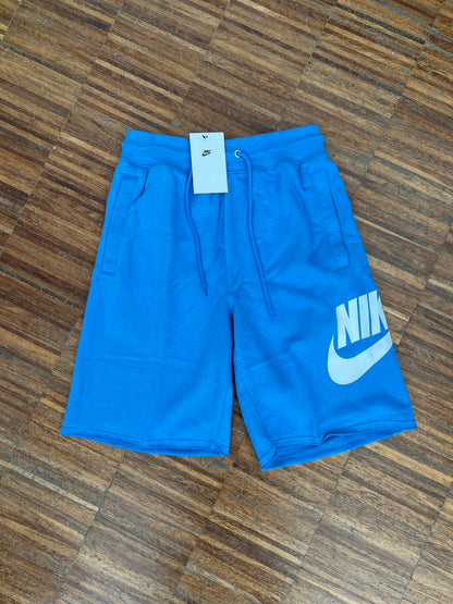 Nike Pantaloncino Uomo – Azzurro / Scritta Bianca