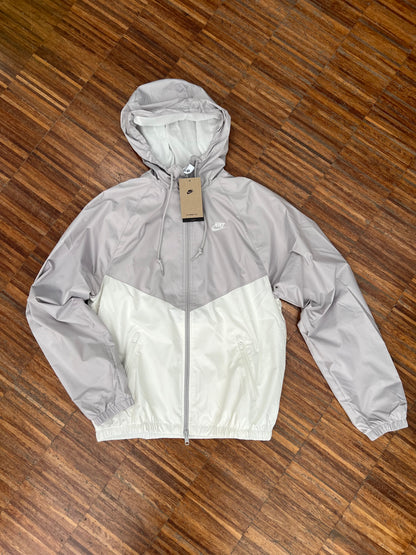 Nike Giubbotto Antivento Tecnico – Bianco e Grigio