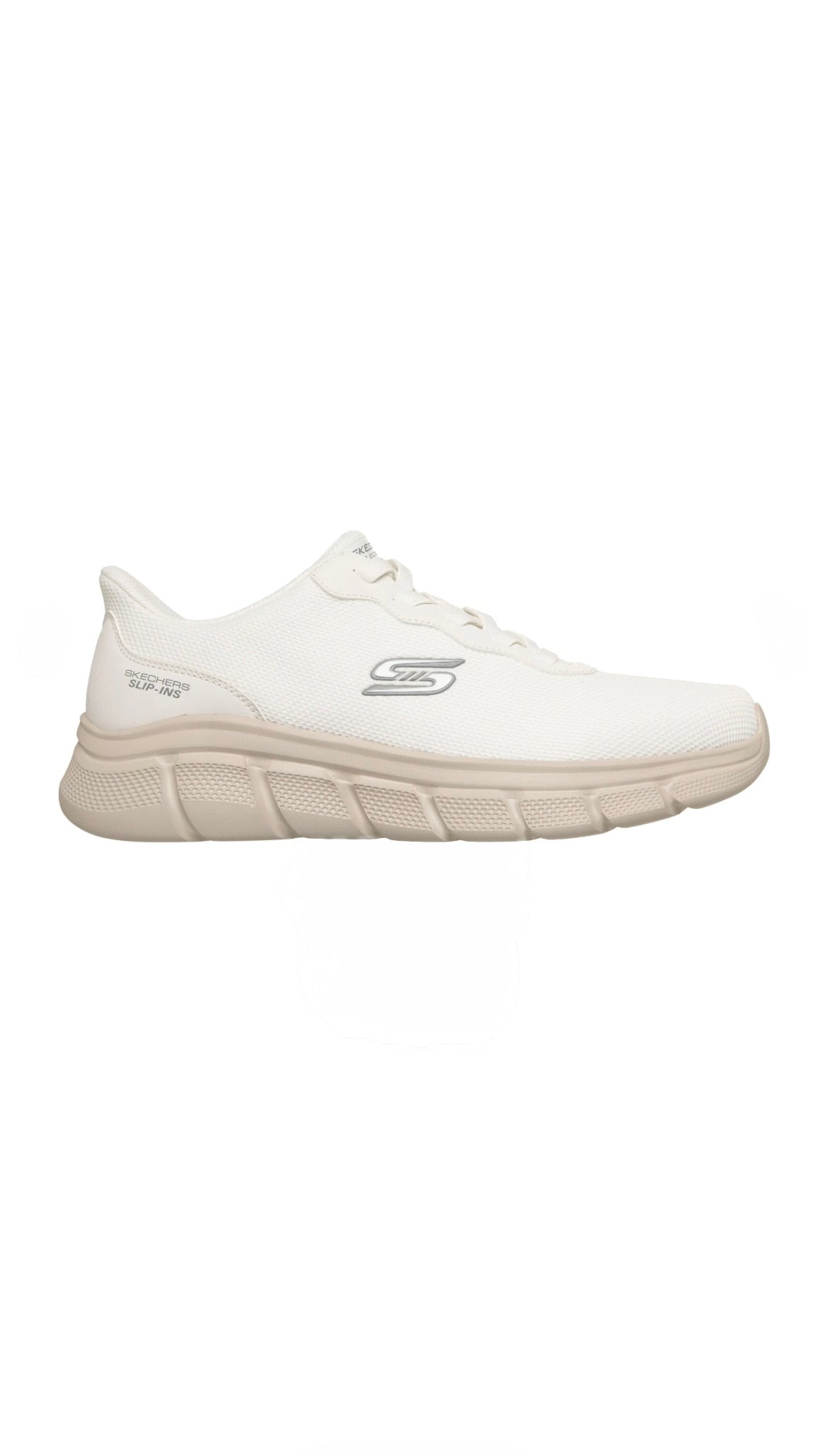 Skechers SN118113 White SLIP IN BOBS SPORT