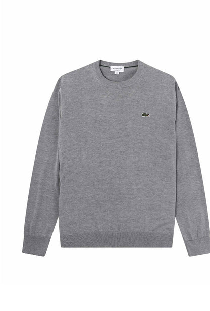 Maglione Lacoste AH0128 in Cotone - Grigio