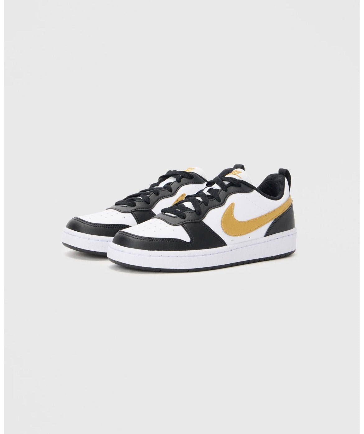 Nike Court Borough Low Nero Bianco Oro DV5456-008