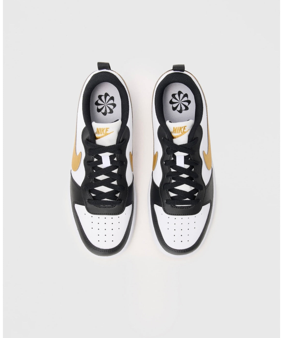 Nike Court Borough Low Nero Bianco Oro DV5456-008