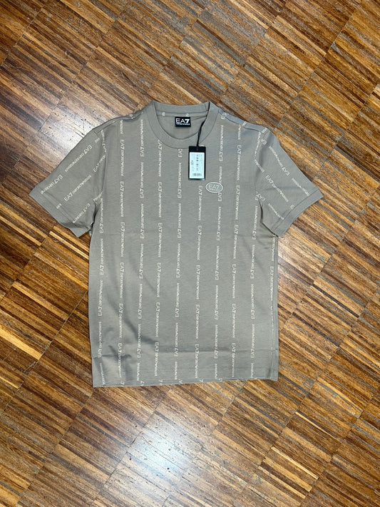 EA7 Emporio Armani – T-Shirt Uomo in Cotone Tessuto Logato
