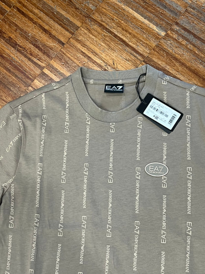 EA7 Emporio Armani – T-Shirt Uomo in Cotone Tessuto Logato