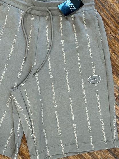 EA7 Emporio Armani – Pantaloncino Uomo in Cotone Tessuto Logato