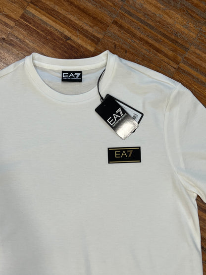 EA7 Emporio Armani – T-Shirt Colore Panna