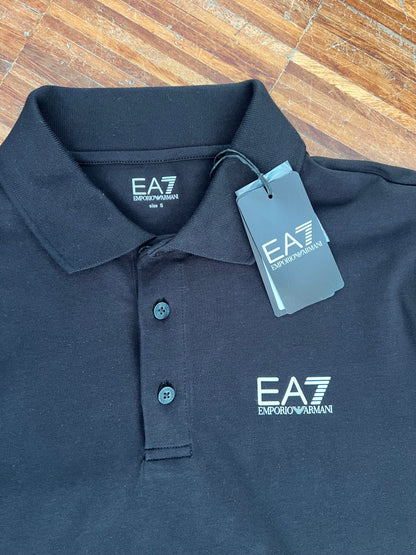 Armani EA7 Polo Mezza Manica 8NPF14 PJVQZ - Nero
