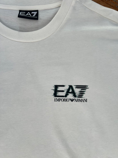 EA7 Emporio Armani T-Shirt Regular Fit Bianco Panna