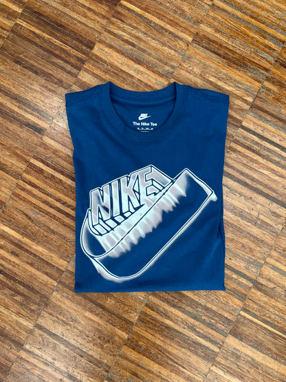 Nike T-Shirt in Cotone – Blu Indaco