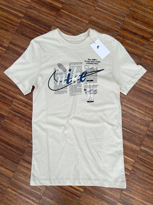 Nike T-Shirt in Cotone – Sabbia