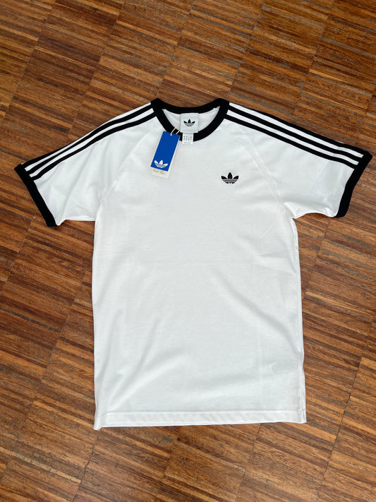 Adidas Firebird T-Shirt Bianca in Cotone