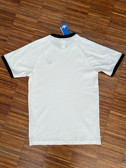 Adidas Firebird T-Shirt Bianca in Cotone