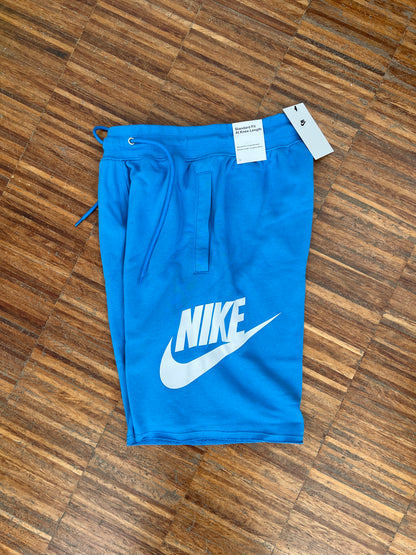 Nike Pantaloncino Uomo – Azzurro / Scritta Bianca