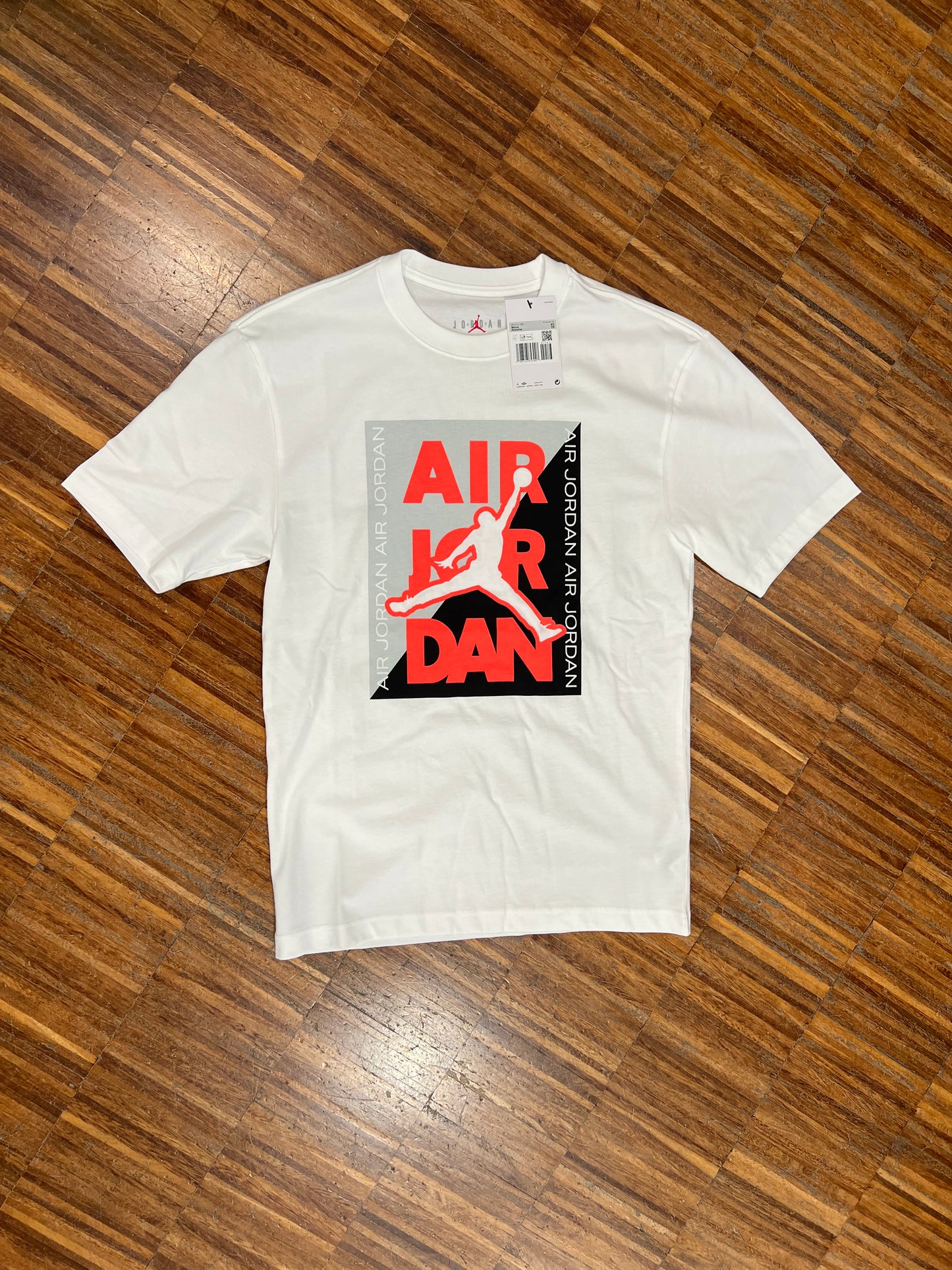 Nike Jordan T-Shirt Uomo Bianca con Stampa