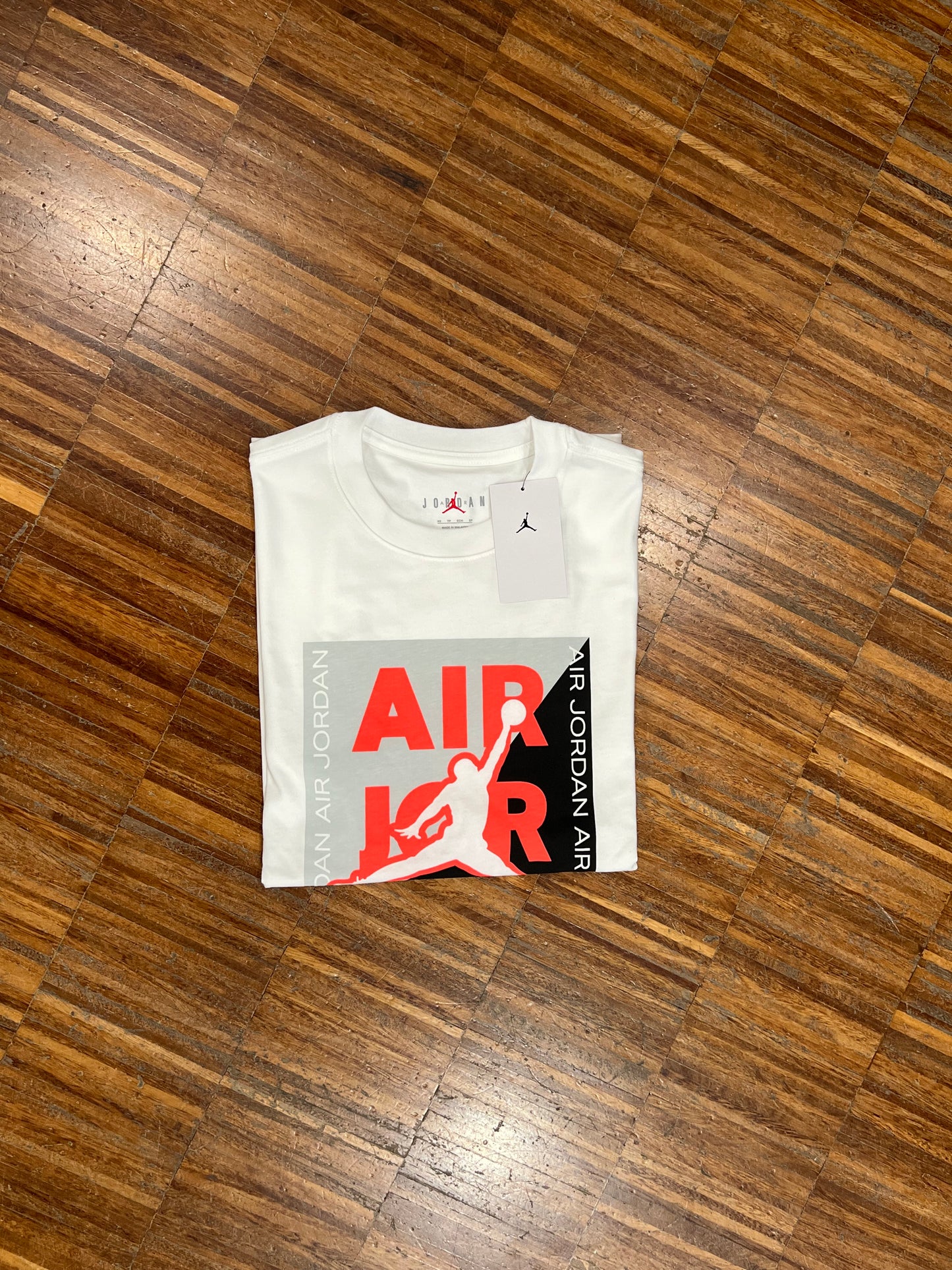 Nike Jordan T-Shirt Uomo Bianca con Stampa