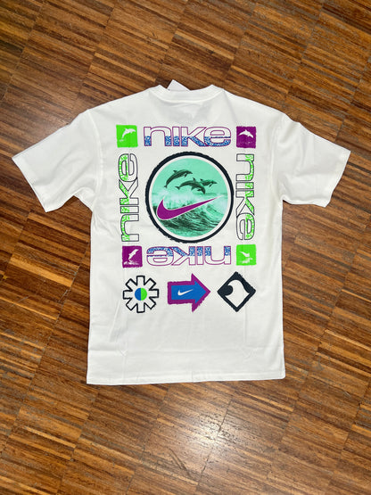 Nike T-Shirt Uomo Bianca con Stampe